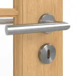 Detailansicht der Oberfläche von CLASSEN Doppelflügeltür Natura LA 2/3 Eiche geölt 3D Look inkl. Zarge mit Lichausschnitt