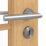 Detailansicht der Oberfläche von CLASSEN Doppelflügeltür Natura LA 3/3 Eiche geölt 3D Look inkl. Zarge mit Lichausschnitt