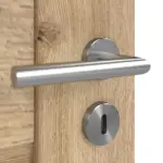 Detailansicht der Oberfläche von Doppelflügeltür Nexo M1 Eiche Karlstadt Dekorfolie inkl. Zarge