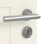 Detailansicht der Oberfläche von GARANT Doppelflügeltür Parma PF3 Weißlack mit Zarge