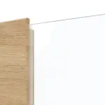 Detailansicht des Lichtausschnitts von Rail 1 ProLine Duradecor Wildeiche quer Doppelflügeltür inkl. Zarge - Hörmann