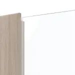 Detailansicht des Lichtausschnitts von Sueno 1 Concept Durat Eiche grau Doppelflügeltür inkl. Zarge - Huga