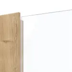 Detailansicht des Lichtausschnitts von Sueno 1 Concept Durat Asteiche Doppelflügeltür inkl. Zarge - Huga