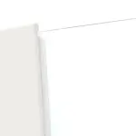 Detailansicht des Lichtausschnitts von Rail 2 ProLine Duradecor Verkehrsweiß RAL 9016 Doppelflügeltür inkl. Zarge - Hörmann