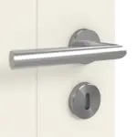 Detailansicht der Oberfläche von GARANT Doppelflügeltür Riva RI4 Weißlack mit Zarge