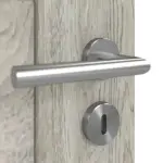 Detailansicht der Oberfläche von Doppelflügeltür Stone II M3 Eiche Gessato Dekorfolie inkl. Lichtausschnitt und Zarge