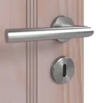 Detailansicht der Oberfläche von Doppelflügeltür TE-1 Fichte astarm Massivholz mit Zarge