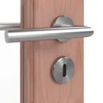 Detailansicht der Oberfläche von Doppelflügeltür TE-14 Buche Massivholz mit Zarge