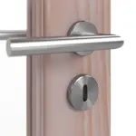 Detailansicht der Oberfläche von Doppelflügeltür TE-15 Fichte astarm Massivholz mit Zarge