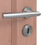 Detailansicht der Oberfläche von Doppelflügeltür TE-2 Buche Massivholz mit Zarge