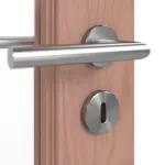 Detailansicht der Oberfläche von Doppelflügeltür TE-20 Buche Massivholz mit Zarge