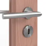 Detailansicht der Oberfläche von Doppelflügeltür TE-23 Buche Massivholz mit Zarge