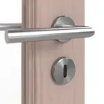 Detailansicht der Oberfläche von Doppelflügeltür TE-29 Kiefer astarm Massivholz mit Zarge