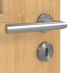 Detailansicht der Oberfläche von CLASSEN Doppelflügeltür Tetyda M1 Eiche geölt 3D Look mit Lichtausschnitt inkl. Zarge