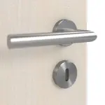 Detailansicht der Oberfläche von CLASSEN Doppelflügeltür Tetyda M3 Akazie hell CPL mit Lichtausschnitt inkl. Zarge