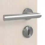 Detailansicht der Oberfläche von CLASSEN Doppelflügeltür Tetyda M4 Akazie hell CPL mit Lichtausschnitt inkl. Zarge