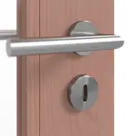 Detailansicht der Oberfläche von Doppelflügeltür TM-12 Buche Massivholz mit Zarge