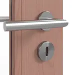 Detailansicht der Oberfläche von Doppelflügeltür TM-21 Buche Massivholz mit Zarge