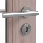 Detailansicht der Oberfläche von Doppelflügeltür TM-21 Fichte astarm Massivholz mit Zarge