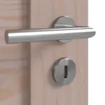 Detailansicht der Oberfläche von Doppelflügeltür TM-31 Kiefer astarm Massivholz mit Zarge