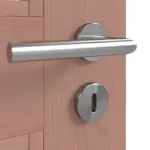 Detailansicht der Oberfläche von Doppelflügeltür TM-36 Buche Massivholz mit Zarge