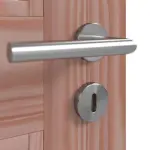 Detailansicht der Oberfläche von Doppelflügeltür TM-36 Lärche Massivholz mit Zarge