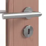 Detailansicht der Oberfläche von Doppelflügeltür TM-39 Buche Massivholz mit Zarge