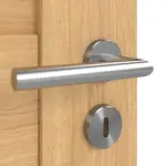 Detailansicht der Oberfläche von CLASSEN Doppelflügeltür Tosca M2 Eiche geölt 3D Look mit Lichtausschnitt inkl. Zarge