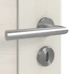 Detailansicht der Oberfläche von CLASSEN Doppelflügeltür Tumula M1 Esche Weiß 3D Look inkl. Zarge 