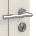 Detailansicht der Oberfläche von CLASSEN Doppelflügeltür Tumula M4 Esche Weiß 3D Look inkl. Zarge 