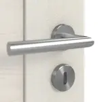 Detailansicht der Oberfläche von CLASSEN Doppelflügeltür Tumula M5 Esche Weiß 3D Look inkl. Zarge 