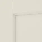 Detailansicht der Fräsung von Typ 18-LA Weißlack Doppelflügeltür inkl. Zarge - Kilsgaard