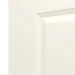 Detailansicht der Fräsung von Typ 20-04-LA 2 Weißlack Doppelflügeltür inkl. Zarge - Kilsgaard