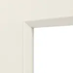 Detailansicht des Lichtausschnitts von Typ 43-LA Weiß lackiert Lamikor Doppelflügeltür inkl. Zarge - Kilsgaard