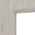 Detailansicht des Lichtausschnitts von Typ 43-LA Eiche Sepia Lamikor Doppelflügeltür inkl. Zarge - Kilsgaard