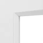 Detailansicht des Lichtausschnitts von Typ 43-LA Uni Grau Lamikor Doppelflügeltür inkl. Zarge - Kilsgaard