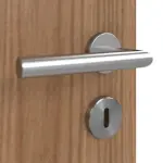 Detailansicht der Oberfläche von Typ 44-00 Eiche natur lackiert Echtholzfurniert Doppelflügeltür inkl. Zarge - Kilsgaard