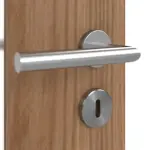 Detailansicht der Oberfläche von Typ 44-LA Eiche natur lackiert Echtholzfurniert Doppelflügeltür inkl. Zarge - Kilsgaard