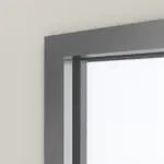 Detailansicht des Lichtausschnitts von Innentür-Set 2-flg. Stahl mit Feuerschutzfunktion H3-2 OD mit LA-B1 im Gehflügel inkl. Zarge DryFix - Hörmann