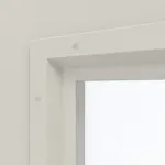 Detailansicht des Lichtausschnitts von Außentür-Set Stahl Mehrzwecktür STU/STS MZ-1 mit LA-B1 inkl. 2-schaliger Umfassungszarge - Hörmann