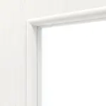 Detailansicht des Lichtausschnitts von Pino Weiß LA 12 Basic Durat Innentür - Huga