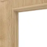 Detailansicht des Lichtausschnitts von Asteiche LA 14 Basic Durat Innentür - Huga