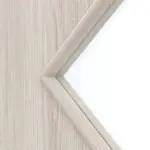 Detailansicht des Lichtausschnitts von Eiche lasiert LA 6 Raute Basic Durat Innentür - Huga