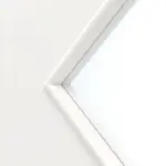 Detailansicht des Lichtausschnitts von Pino Weiß LA 6 Raute Basic Durat Innentür - Huga