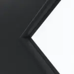 Detailansicht des Lichtausschnitts von Anthrazit RAL 7016 LA 6 Raute Mattlack Basic Innentür - Huga