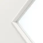 Detailansicht des Lichtausschnitts von Weiß ähnlich RAL 9016 LA 6 Raute Basic Lack Innentür - Huga