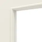 Detailansicht des Lichtausschnitts von Weiß ähnlich RAL 9010 LA 7 Basic Lack Innentür - Huga