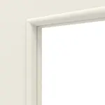 Detailansicht des Lichtausschnitts von Weiß ähnlich RAL 9010 LA 8 Basic Lack Innentür - Huga