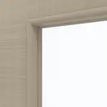 Detailansicht des Lichtausschnitts von Cotton like Taupe LA 24 Basic Innentür - Huga