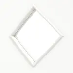 Detailansicht des Lichtausschnitts von Ultramatt Weiß LA 6 Basic Innentür - Huga